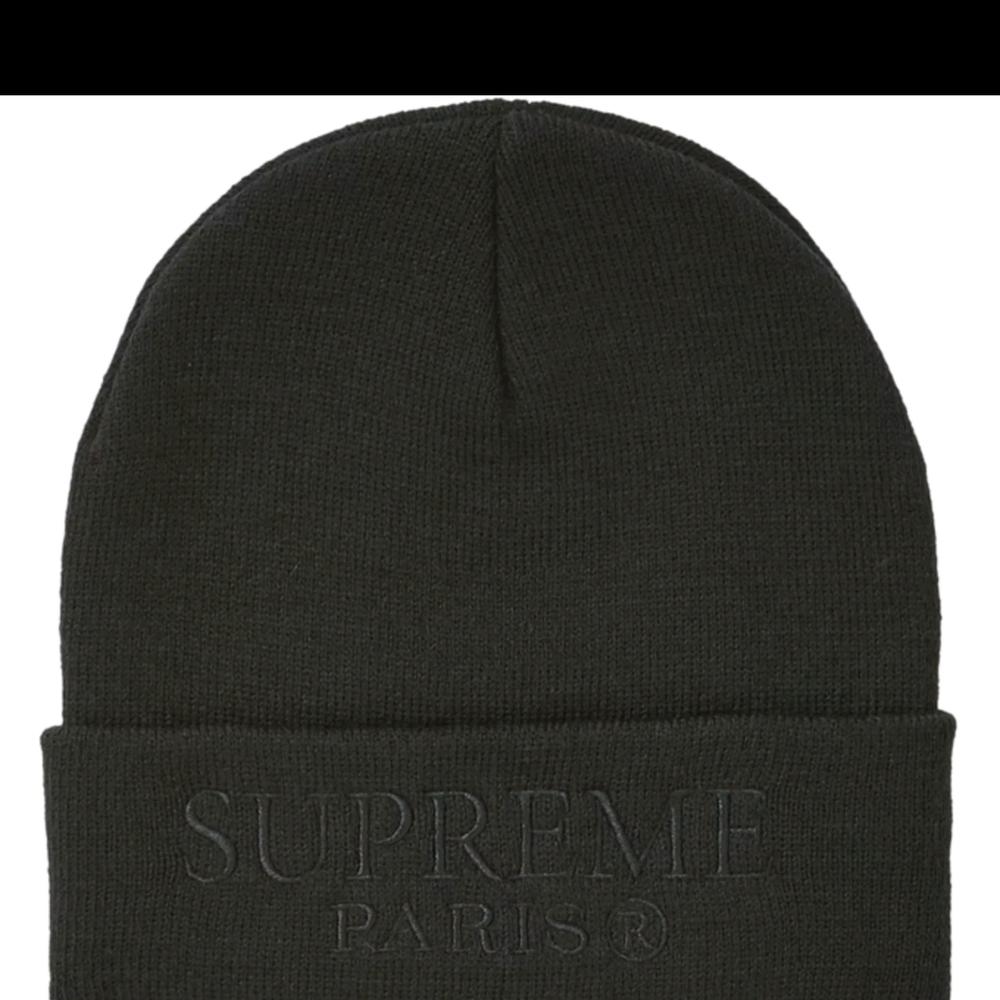 Supreme Paris Beanie 19 RARE - Picture 3 of 3